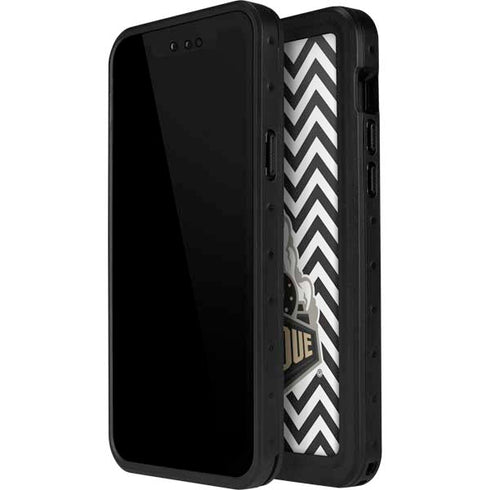 Purdue University Purdue Chevron iPhone 15 Pro Waterproof Case